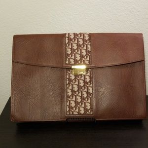 Christian Dior Clutch Document Laptop Monogram